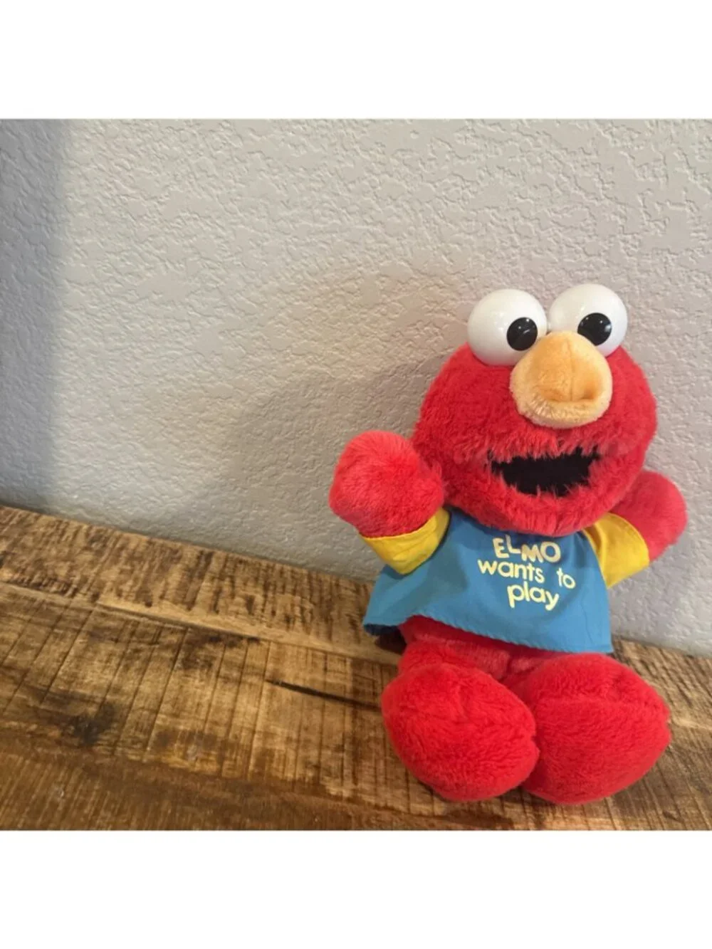 1993 Kid Dimension Sesame Street Elmo Wants To Play Plush 16